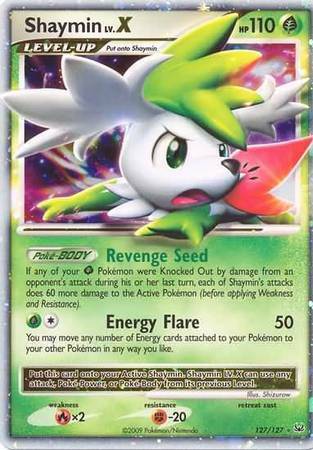 Shaymin LV.X Card Front