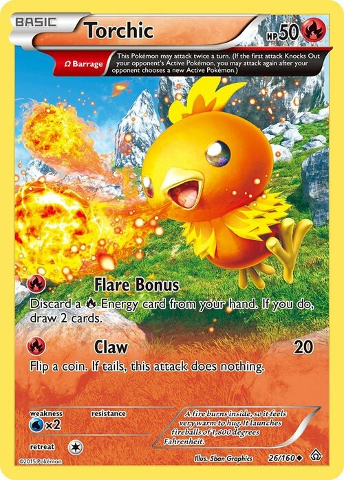 Torchic Card Front