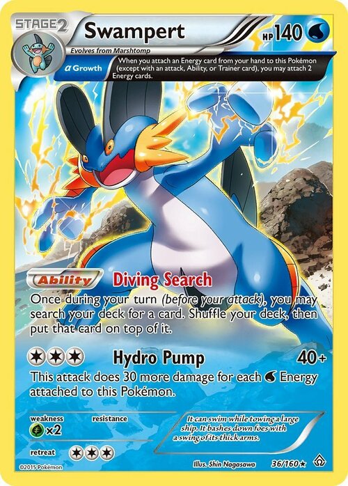 Swampert Card Front