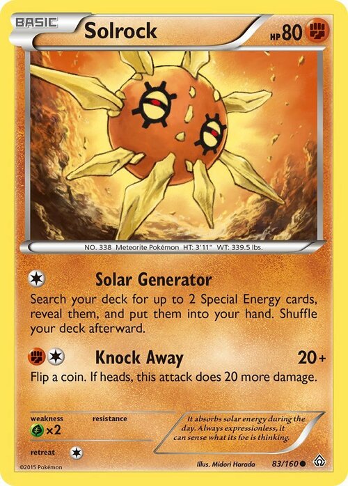 Solrock Card Front