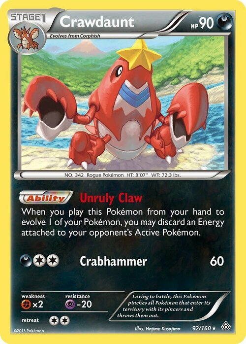 Crawdaunt Card Front