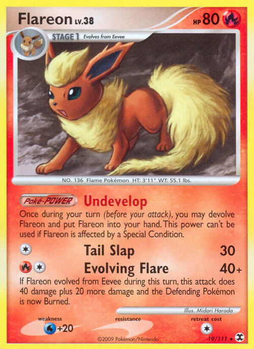 Flareon Card Front