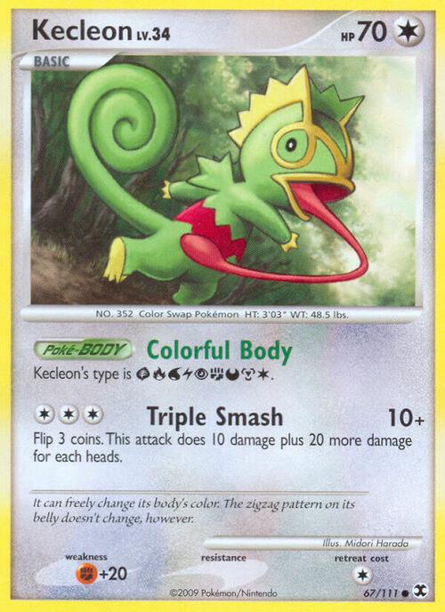 Kecleon Card Front