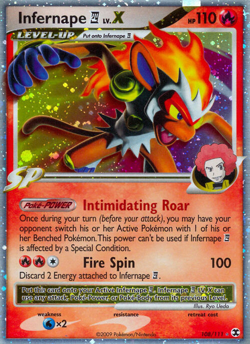 Infernape 4 LV.X Card Front