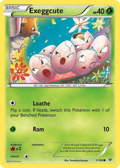 Exeggcute Card Front