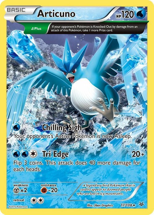 Articuno Card Front