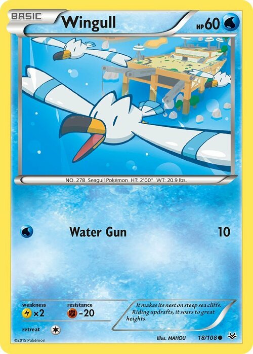 Wingull Card Front