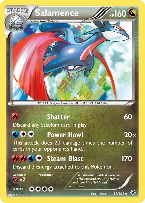 Salamence Card Front