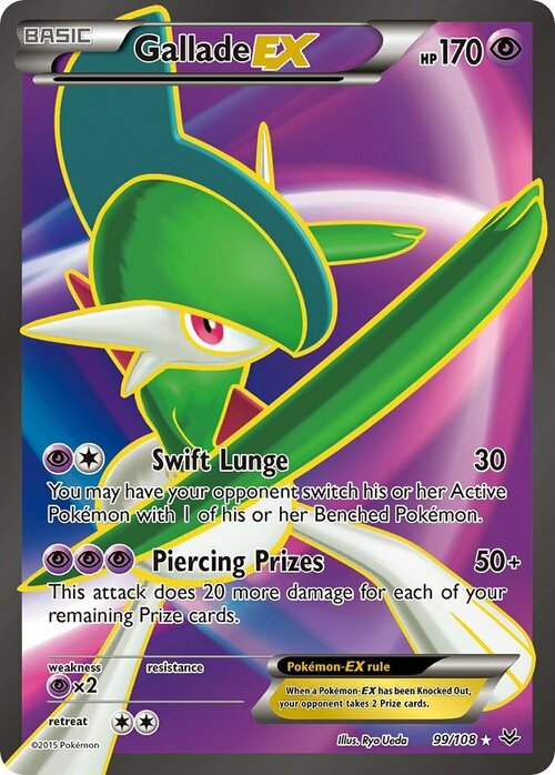 Gallade EX Card Front