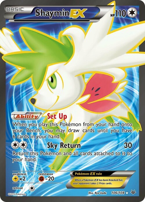 Shaymin EX Card Front