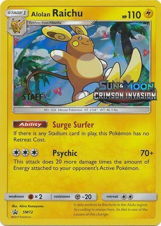 Alolan Raichu Card Front