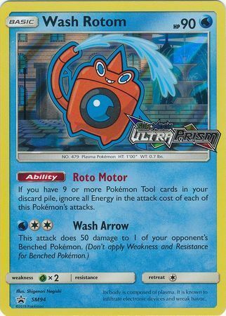 Wash Rotom Card Front