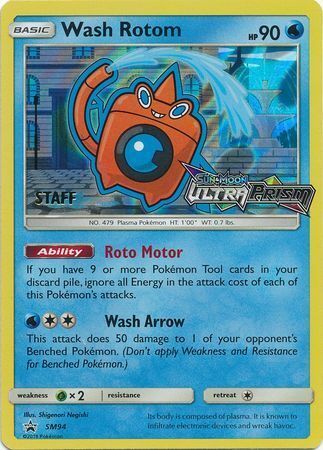 Wash Rotom Card Front