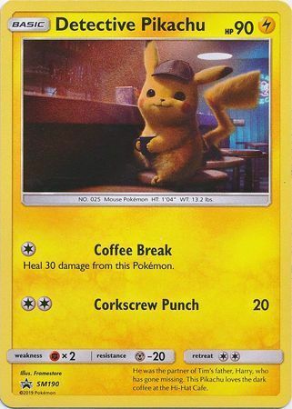 Detective Pikachu Card Front