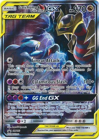 Garchomp & GiratinaTag Team GX Card Front