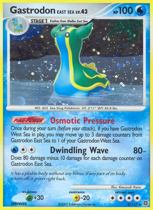 Gastrodon East Sea Lv.43 Card Front