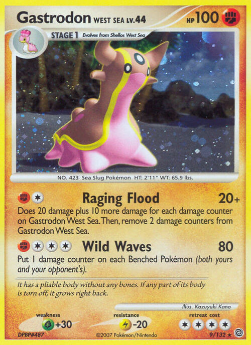 Gastrodon West Sea Lv.44 Card Front