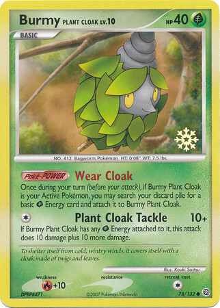 Burmy Plant Cloak Card Front