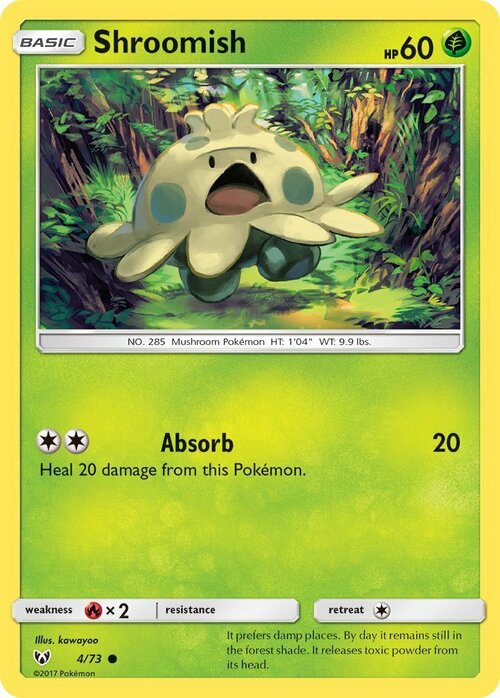 Shroomish Card Front