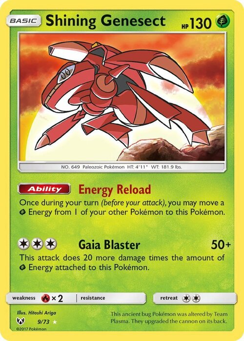 Shining Genesect Card Front