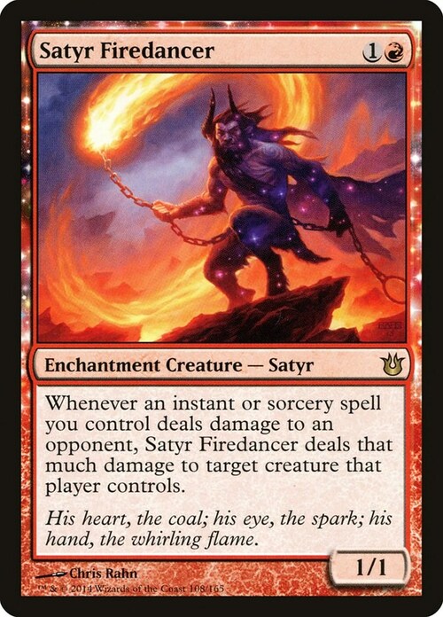 Satyr Firedancer Card Front