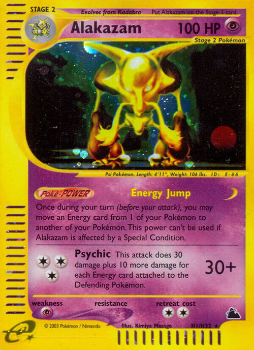 Alakazam Card Front