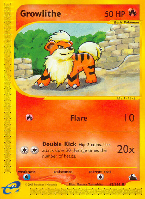 Growlithe Card Front