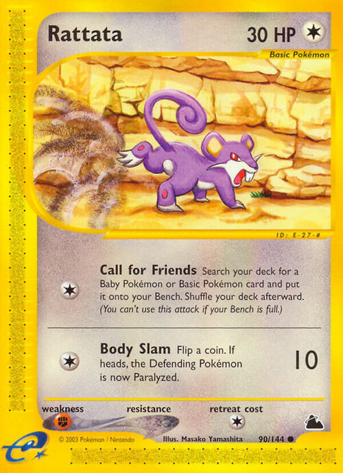 Rattata Card Front