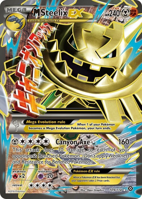 M Steelix EX Card Front