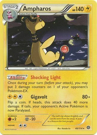 Ampharos Card Front