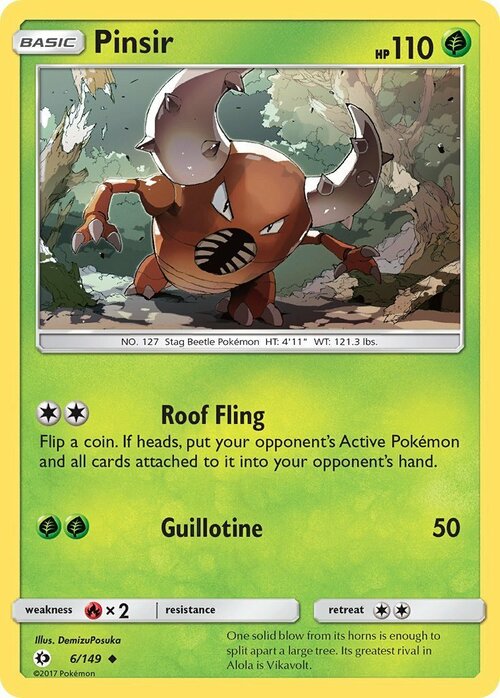 Pinsir Card Front