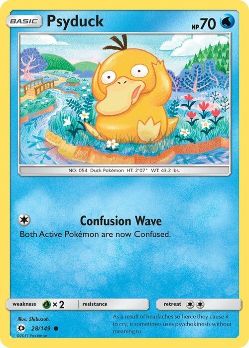 Psyduck Card Front