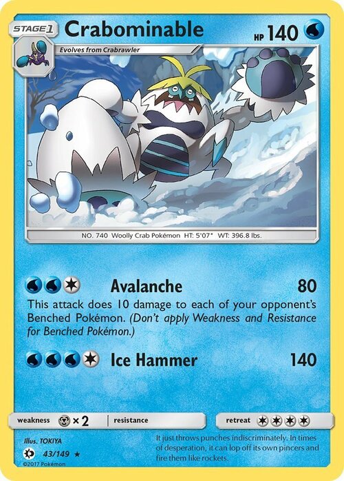 Crabominable Card Front