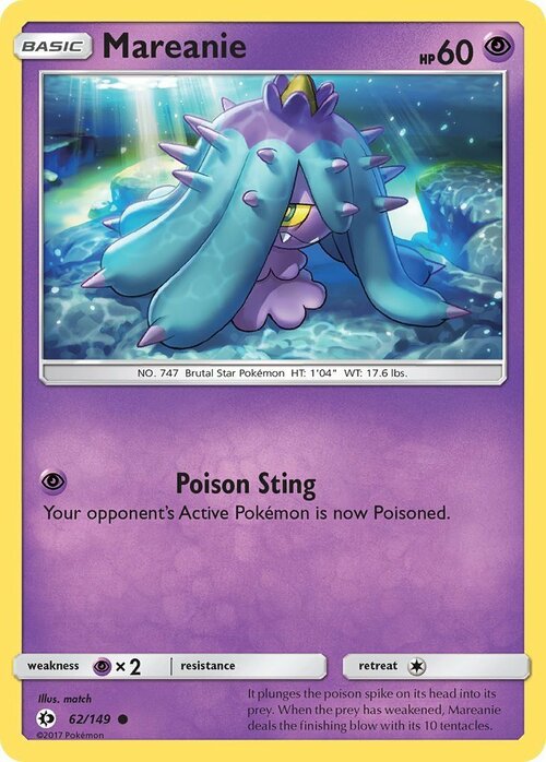 Mareanie Card Front