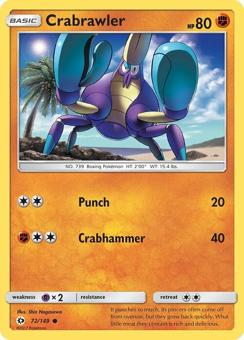 Crabrawler Card Front