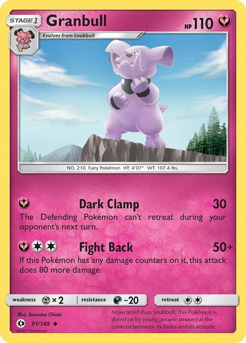 Granbull Card Front