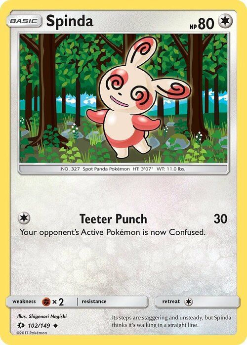 Spinda Card Front