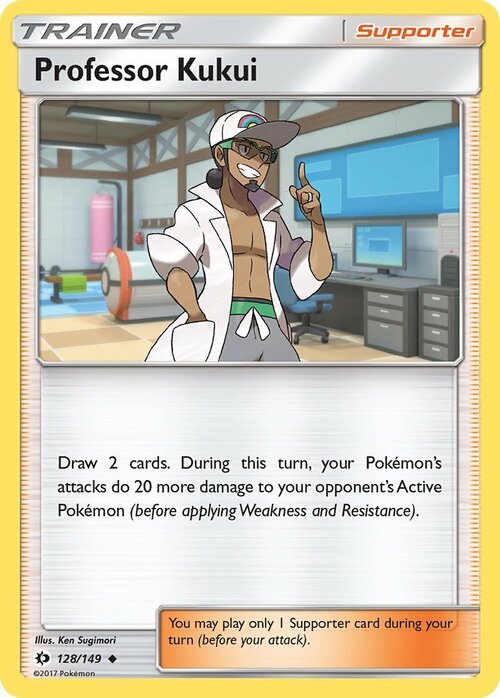 Professor Kukui Card Front