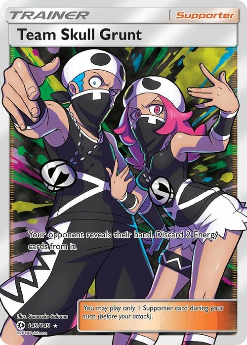 Team Skull Grunt Card Front