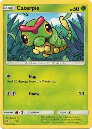 Caterpie Card Front