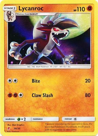 Lycanroc Card Front