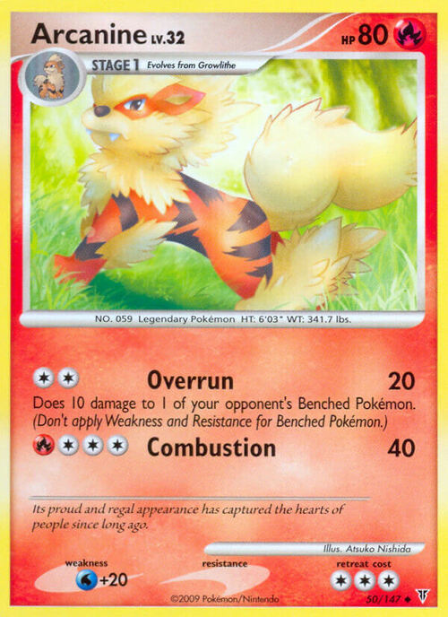 Arcanine Card Front