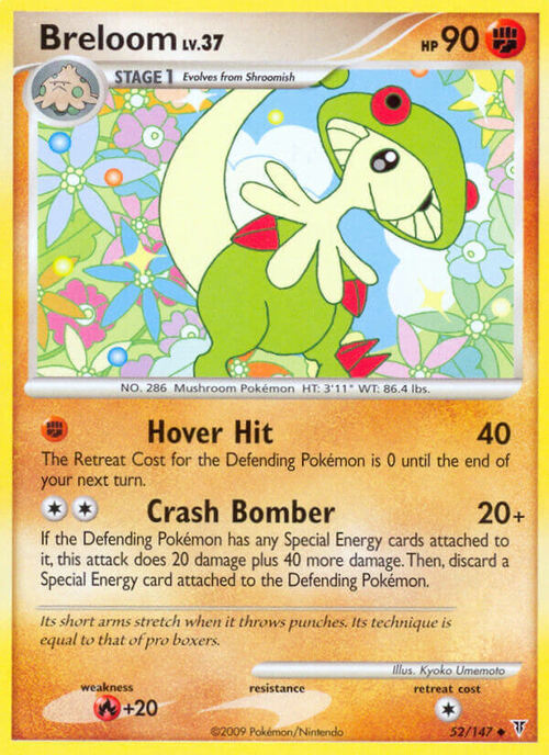 Breloom Card Front