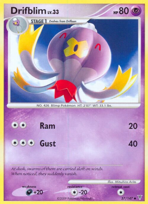 Drifblim Card Front