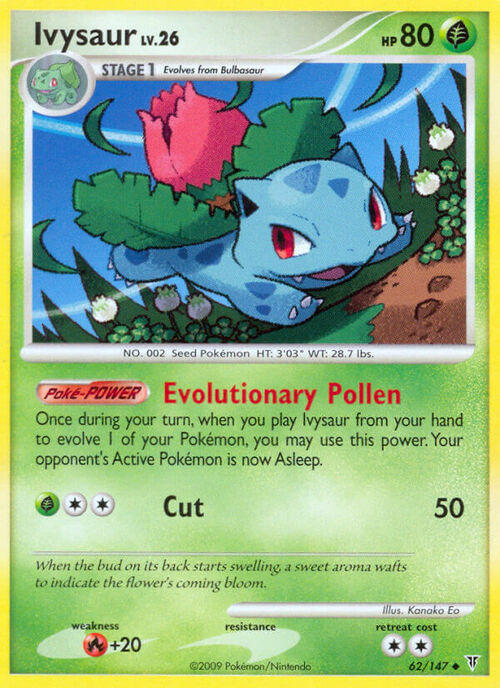 Ivysaur Card Front