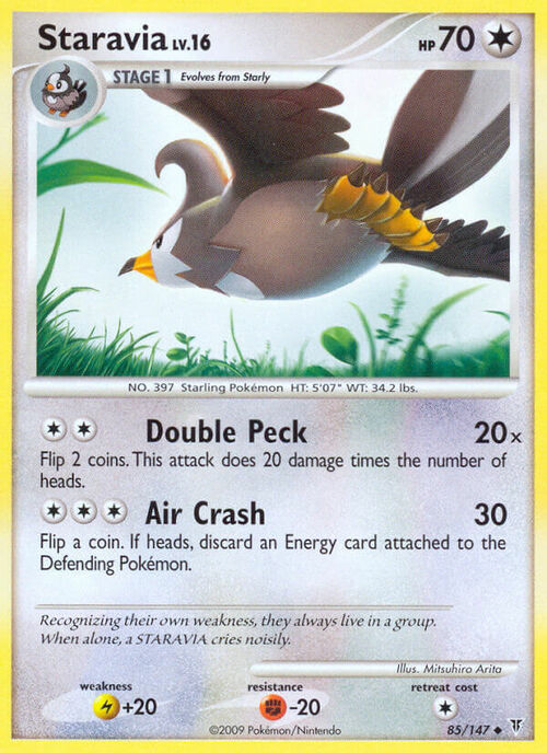 Staravia Card Front