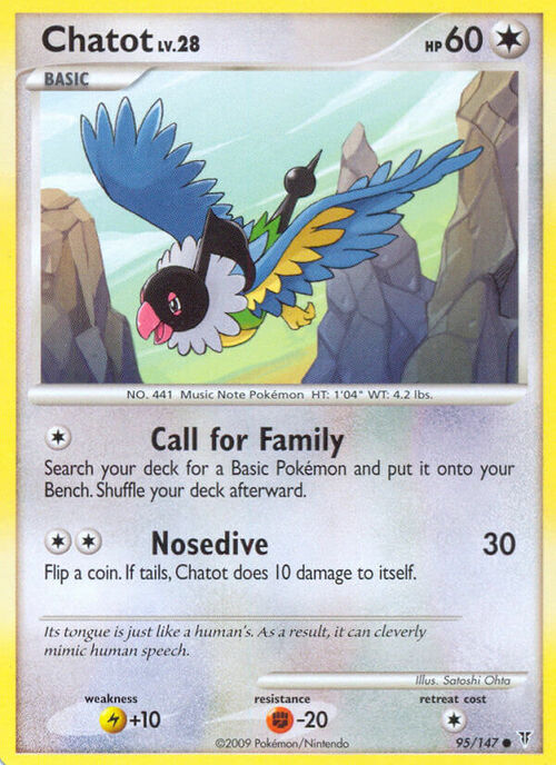 Chatot Card Front