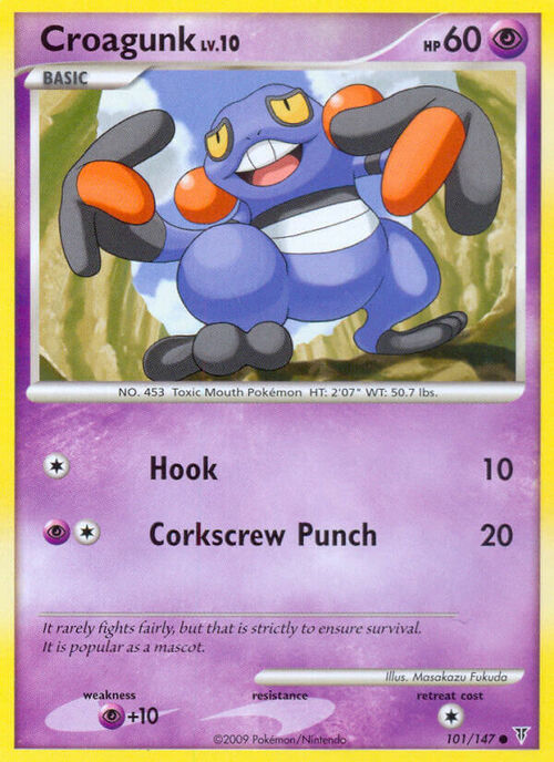 Croagunk Card Front