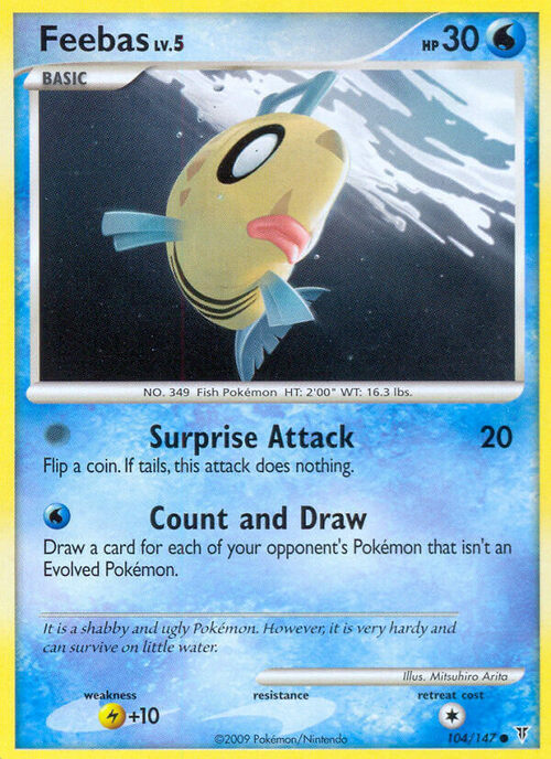 Feebas Card Front