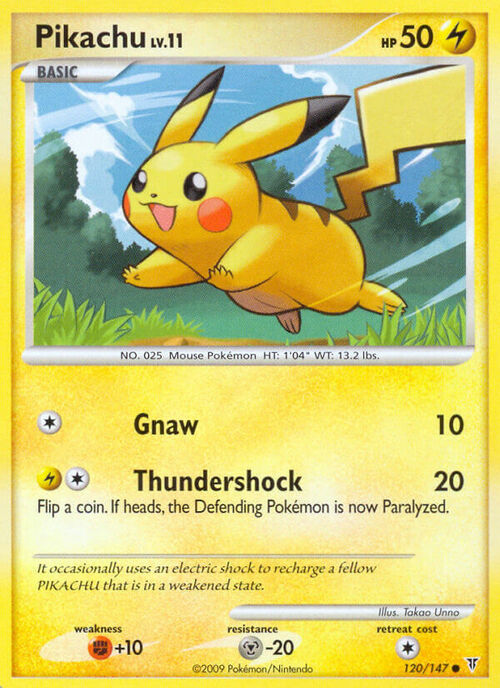 Pikachu Card Front